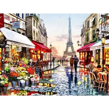 Diamantové malování Diamantové malování - Eiffelova věž