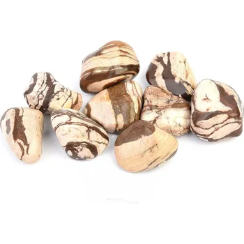 Přírodní kámen Tromlovaný jaspis kalahari (zebra)