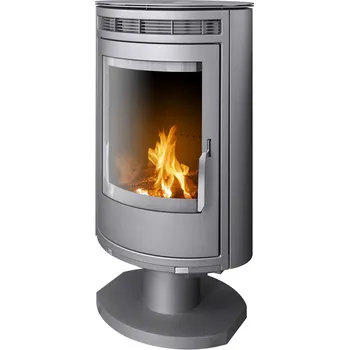 Krbová kamna ABX Arktis 8 - otočný - šedý plech
