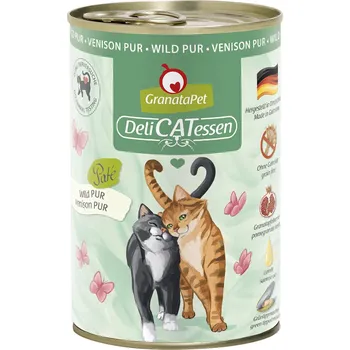Krmivo pro kočku GranataPet pro kočky – Delicatessen konzerva čistá zvěřina 6× 400 g