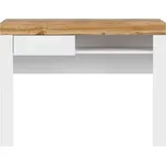 HOLTEN toaletka BIU1S, bílá/dub woltan/bílý lesk