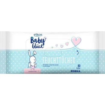 Dětská kosmetika Elkos Vlhčené ubrousky pro děti s heřmánkem a aloe vera 2x80 ks