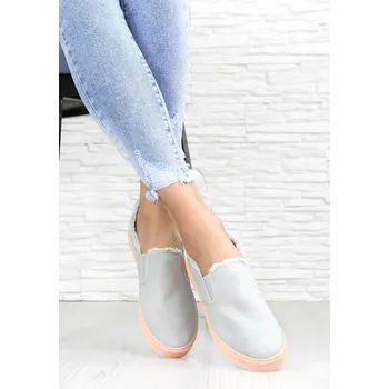 Dámské tenisky Seastar Šedé slip on tenisky NB166P.G Velikost: 37