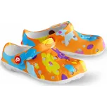 Obuv Schu'zz Globule 0031 oranžová potisk kytky Velikost: 27