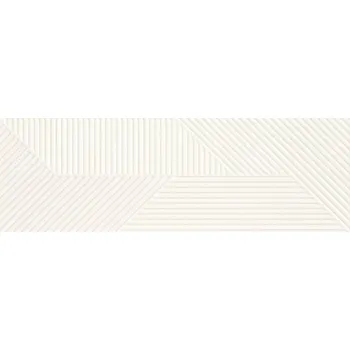 Obklad Woodskin bianco struktura B - obkládačka rektifikovaná 29,8x89,8 bílá 157739