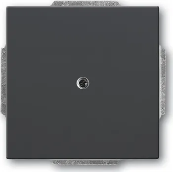 Elektrická zásuvka ABB 1710-0-3612 Future® linear, Solo®, Solo® carat Kryt zaslepovací, antracitová
