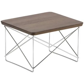 Konferenční stolek Occasional Table LTR, americký ořech chrom