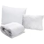 Set Celoroční přikrývka prošívaná 140 x 200 cm s polštářem CLASSIC 70 x 90 cm a polštářkem 40 x 50 cm, přikrývka 140 x 200 cm, polštář 70 x 90 cm