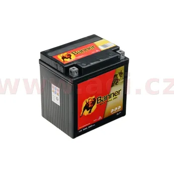 Motobaterie Baterie gelová 12V, YIX30L-BS, 30Ah, 380A, BANNER Bike Bull GEL 167x126x174