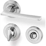 Dveřní kování - klika na dveře ACT Dresden rozetové WC knoflík dekor nerez