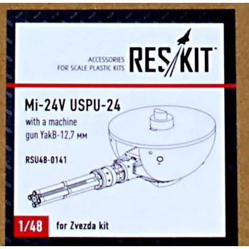 Plastikový model 1/48 Mi-24V USPU-24 with a machine gun YakB-12,7mm