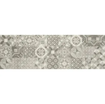 Obklad Pure City grys dekor - obkládačka rektifikovaná 29,8x89,8 šedá 157718