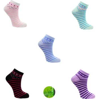 Dámské ponožky PeSaiL Dámské kotníkové bambusové ponožky AMZF - 5 párů Velikost: 35-38