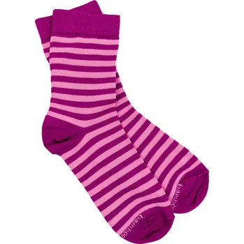 růžové pruhované bambusové ponožky Babar