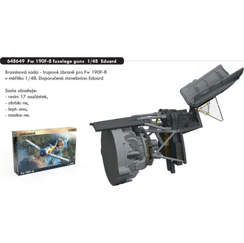 Plastikový model Eduard 1/48 Fw 190F-8 fuselage guns (EDUARD)