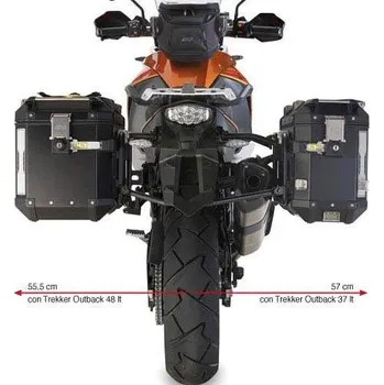 Motodoplněk PL 7705CAM trubkový nosič KTM 1050/1190 A./1290 Super Adv. (15) pro hliníkové boční kufry TREKKER OUTBACK