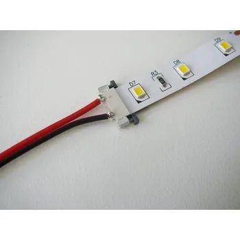 elektrický kabel 1barva spojka pro LED pásek bez pájení s kabelem 8 mm