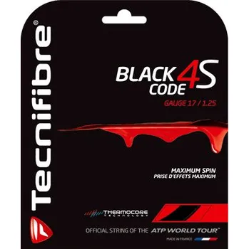Tenis Tenisový výplet Tecnifibre Black Code 4S (12 m) 1,20 mm