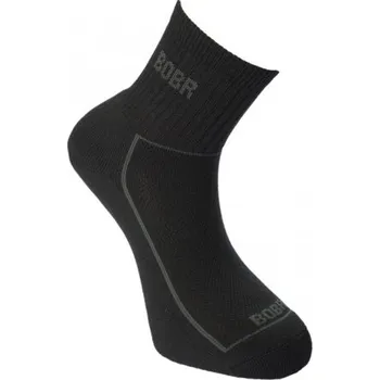 Pánské ponožky Ponožky jaro-podzim sport Bobr černé 36-37 barva černá
