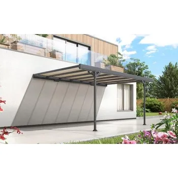 Plachta na motorové vozidlo kovový přístřešek / carport TRIGANO JARDIN MISTRAL WALL