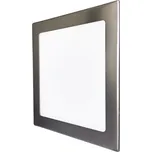 Greenlux VEGA-S LED panel hranatý zápustný kovový matný chrom 24W WW teplá bílá /GXDW089/