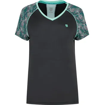 Dámské tričko Dámské tričko K-Swiss Hypercourt Express Tee 2 Limo Black S