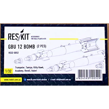 Plastikový model Reskit 1/32 GBU 12 Bomb (2 pcs.)