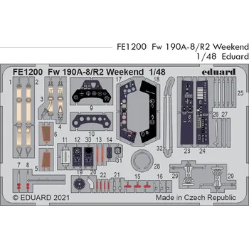 Plastikový model Eduard 1/48 Fw 190A-8/R2 Weekend (EDUARD)