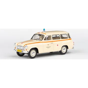 Plastikový model Abrex Škoda 1202 (1964) - Sanitka - ZS Praha 155