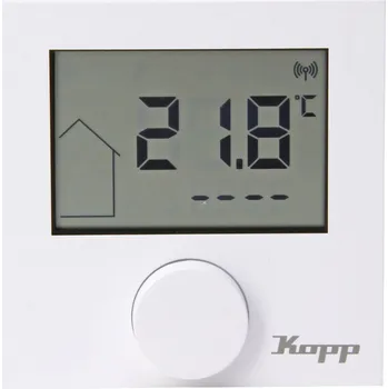 Centrální jednotka pro chytrou domácnost Kopp Free Control termostat čistě bílá (RAL 9010)