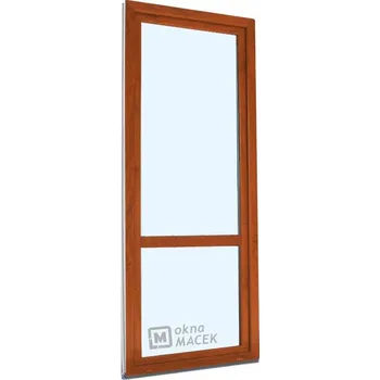 Vchodové dveře KNIPPING 70 AD 800x2400 mm P zlatý dub/bílá