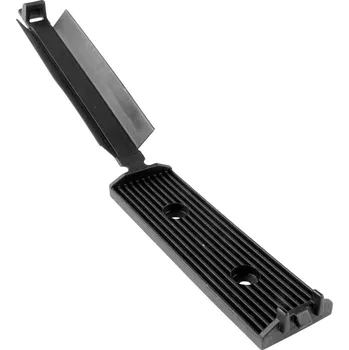 Organizace kabelů HellermannTyton FKH80APT-I-PA66HIR-BK úchytka samolepicí, šroubovací 151-01563 s akrylátovým lepidlem, pro plochý kabel, bez obsahu halogenů černá 1 ks