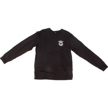 Pánské tričko BRIXTON triko - Tickin Prem Washed Black (WABLK) velikost: M