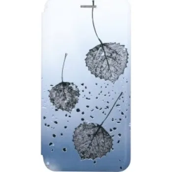 Pouzdro na mobilní telefon Winner Pouzdro Flipbook Evolution 3D Leaves Xiaomi Redmi Note 10/10S modrá-bílá 8591194104299