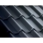 Gutta Plechová střešní krytina Guttatop PROFI Omega polyester lesk plechová strešní krytina (cena za m2) grafit