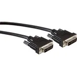 VALUE DVI kabel, DVI-D(M) - DVI-D(M),, propojovací, 2m, stíněný, DVI-D (M), ->DVI-D M