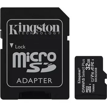 Paměťová karta Paměťová karta KINGSTON SDCS/32GB micro SDHC 32GB CL10 s adaptérem