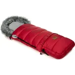 Zimní fusak HappyBee Combi s kožíškem Red/Grey