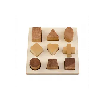 Dřevěná hračka Wooden Story Dřevěné vkládací tvary Natural