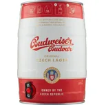 Budvar světlý ležák 12° 5 l soudek 