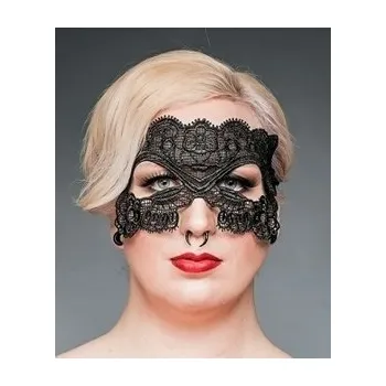Karnevalová maska Škraboška krajková Cat