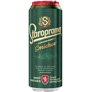 Pivo Staropramen 10° 0,5 l plech