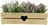 Amadea Dřevěný obal na truhlík se srdcem 62 cm, světle hnědý