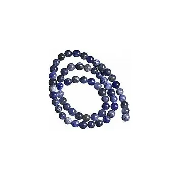 Dětské navlékací korálky Sodalit, korálky 4 mm (86 ks)