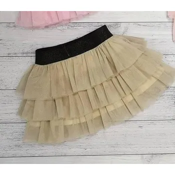 Kojenecké šaty Dino Dini Dívčí volánová sukně 21866 béžová Rozměr: 80