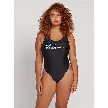 Dámské plavky VOLCOM plavky - Fresh Ink 1Pc Light Blue (LBL) velikost: S