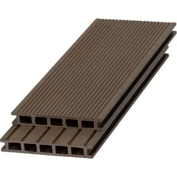Terasové prkno GRL Wpc Terasové prkno tmavě hnědé 2200 x 140 x 20 mm