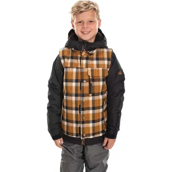 Chlapecká bunda 686 bunda - Scout Insulated Jacket Golden Brown Pld Cblk (GLDB) velikost: XS