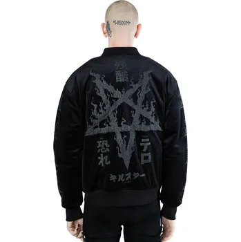 Dámský bomber bunda unisex KILLSTAR - Night Terror