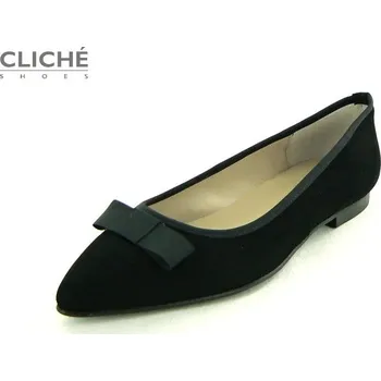 Dámské baleríny Společenské baleríny do špičky, Luna, semiš 39